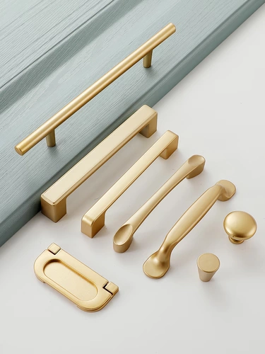 Современный минималистский золотой свет роскошные шкафы ручка ручка для европейской кухонной шкаф для шкаф