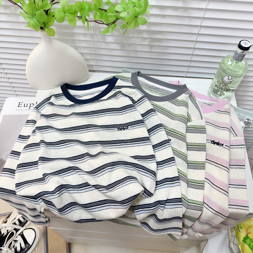 儿童T恤长袖春季新中大童TX260101