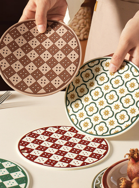 2026新款莫兰迪餐垫创意个性餐桌垫隔热防烫垫防滑杯垫碗垫餐盘垫