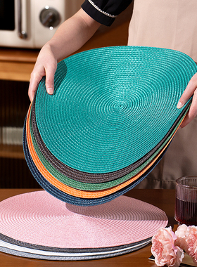 北欧隔热垫餐桌家用防烫垫西餐垫砂锅垫碗垫菜盘餐桌垫子防水防油