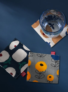 韩国风ins隔热垫方形布艺杯垫碗垫创意小餐垫防烫垫吸水垫防滑垫