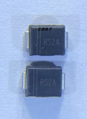 RS2AB 贴片SMB 晶导微 丝印RS2A 快恢复管 2A电流 超快恢复二极管