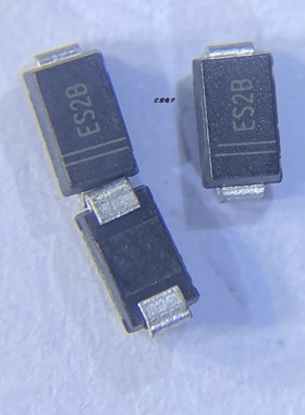 晶导微电子ES2B 封装SMA 超快恢复二极管独立式 100V 2A 原装正品