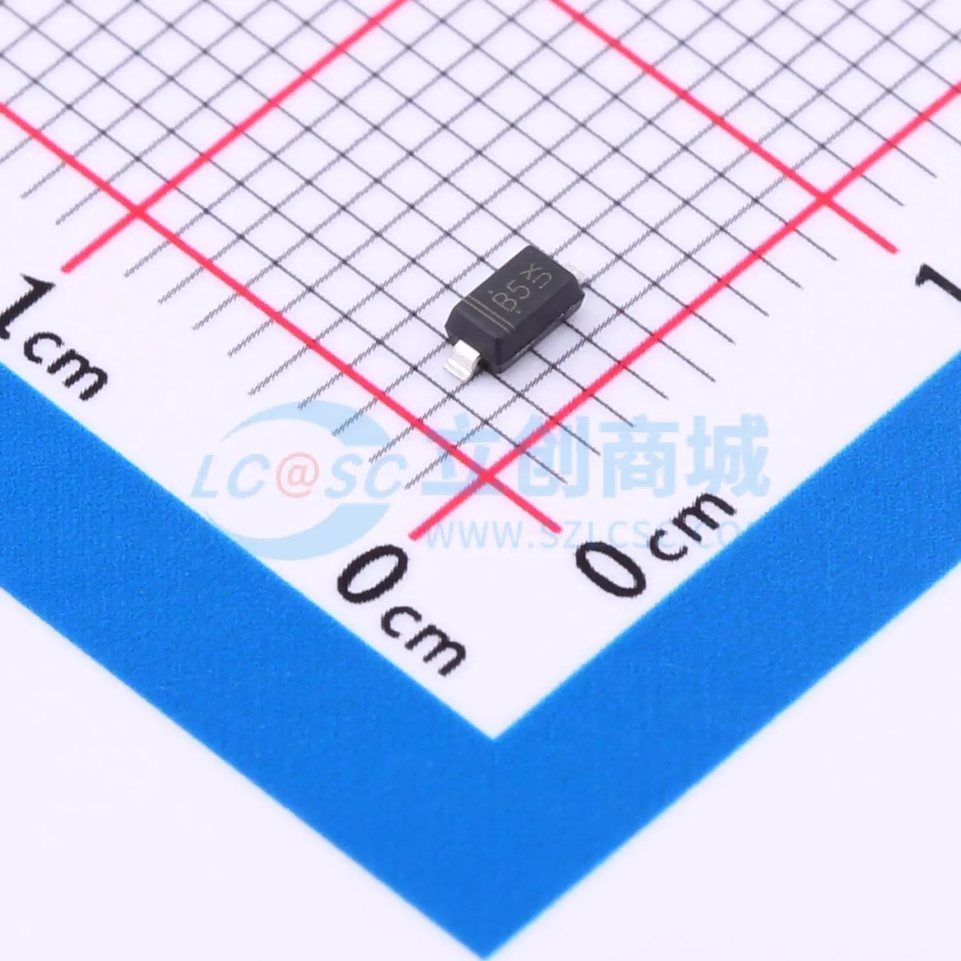晶导微MM1Z10B 丝印B5 500mW 10V 2% SOD-123封装 贴片稳压二极管