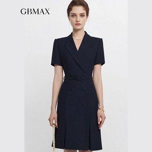 GBMAX2026夏季高端轻职场西装连衣裙短袖商务气质通勤职业套装裙