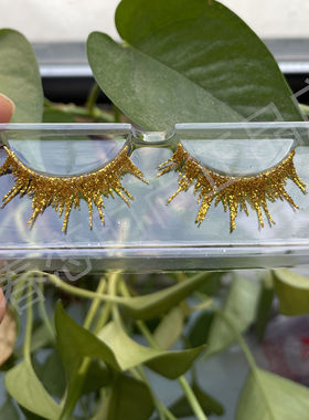 定制金色假睫毛爱野美奈子美少女水冰月月亮公主cos宝石之国黄色