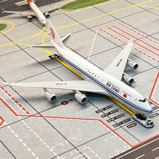 中国国际航空客机模型合金飞机模型仿真客机模型摆件收藏带轮