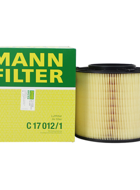 曼牌17款后B9奥迪A4L A5 40TFSI 低功空滤曼牌空气滤芯格C17012/1