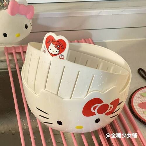 双层沥水果盘洗菜篮高颜值