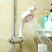 卡通可爱浴室化妆室增压手持淋浴花洒喷头家用儿童洗澡热水器塑料