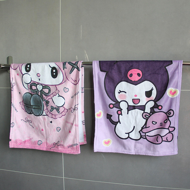 卡通可爱磨毛面料长毛巾女生儿童印花吸水少女心面巾美乐蒂库洛米,床上用品,休闲毯/毛毯/绒毯,淘宝优惠券,粉丝福利购,淘宝优惠卷