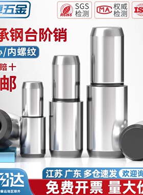 MSFW实心台阶定位销轴承钢圆柱销MSFWM内螺纹型阶梯轴销子