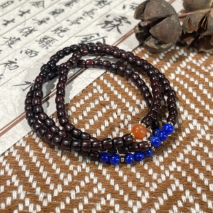 高品小叶紫檀高品少金少白青金石冰飘南红 青檀