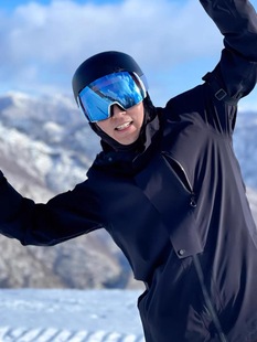 VIGHT飞特 磁吸快拆滑雪镜 单层防雾高对比送增光片 亚洲版 Mega