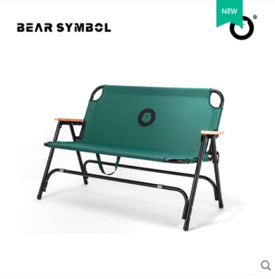 BEAR SYMBOL森博熊户外折叠双人椅超轻便携野餐椅露营钓鱼沙滩椅