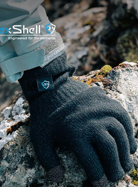 戴适DexShell针织防水手套ThermFit3.0 触屏美利奴内里英国薄膜