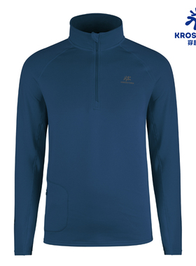 KROSSTORM户外抓绒衣男款贴身立领套头衫保暖衣秋冬套头衫103045