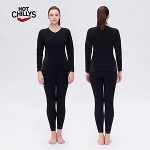hotchillys红辣椒10级冬季抓绒保暖内衣女户外运动打底功能内衣裤