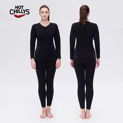 hotchillys红辣椒10级冬季抓绒保暖内衣女户外运动打底功能内衣裤