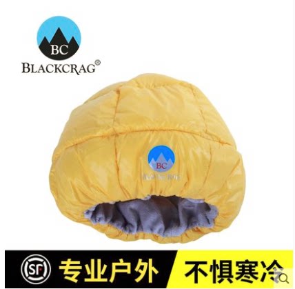BLACKCRAG/黑岩 户外超轻羽绒帽 防风防水保暖 白鹅绒 易压缩