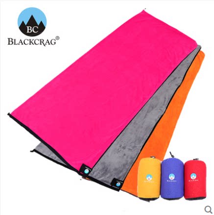 BLACKCRAG/黑岩 信封式 旅行 抓绒睡袋 进口面料 可用做睡袋内胆