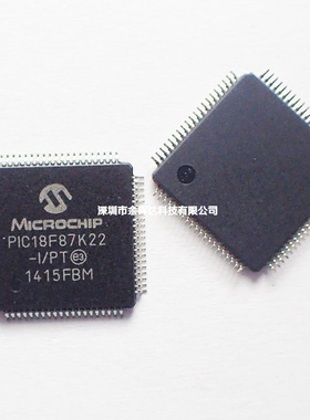 PIC18F87K22-I/PT 67K22 TQFP-80 薇芯 8位单片机 全新原装正品