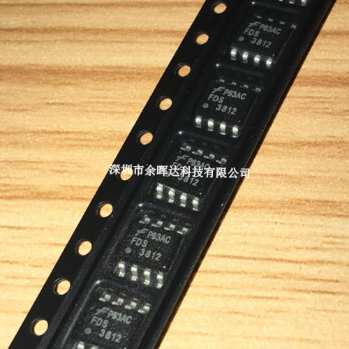 全新现货FDS3812 FAIRCH SOP-8 电流3.4A电压80V N+N沟道场效应管