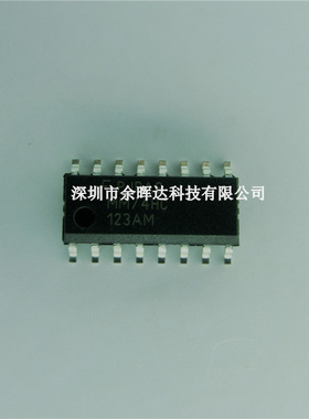 MM74HC123AM MM74HC123AMX FSC全新原装正品双可重触发振荡器贴片