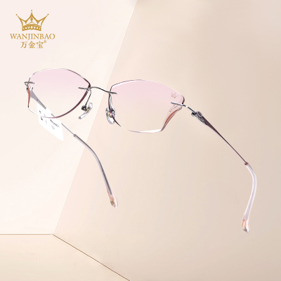 万金宝WJB精致眼镜舒适多边蝶形