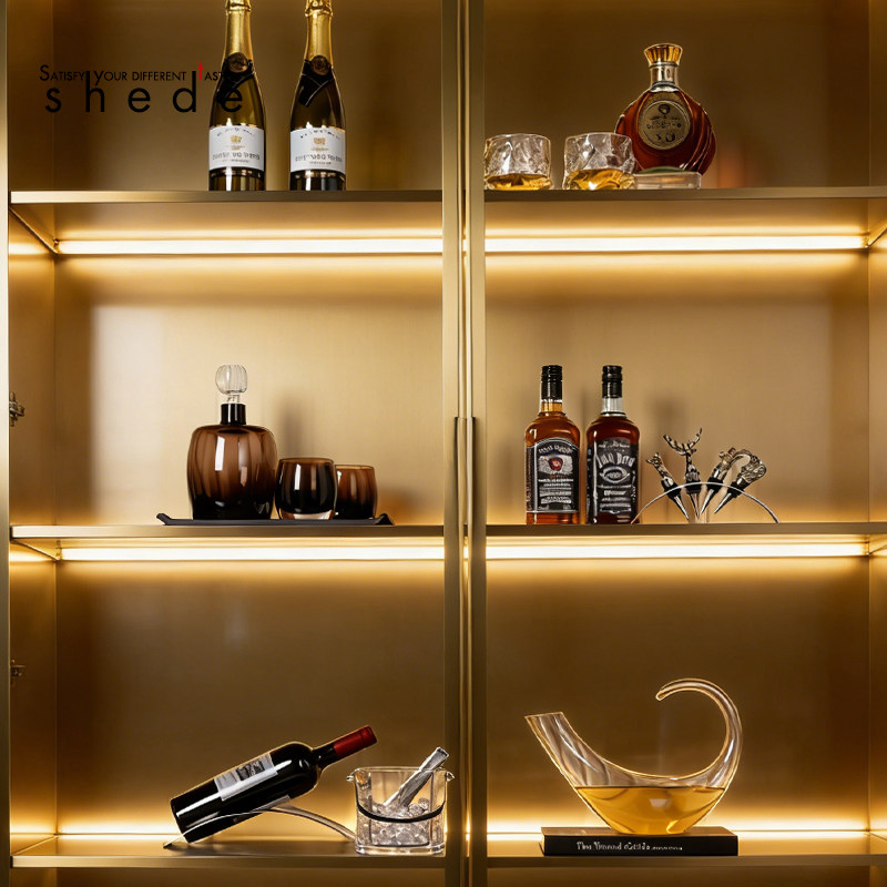 样板间酒柜摆件洋酒威士忌假酒瓶仿真红酒吧台道具售楼处酒具组合