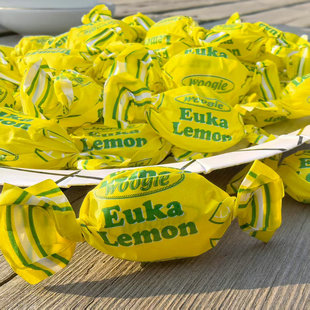 德国进口Euka Lemon桉叶微苦柠檬润喉薄荷味硬质糖果喜糖散装半斤