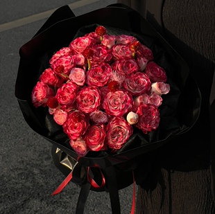 高级小众苹果杰克玫瑰花束花蓝延吉龙井汪清和龙同城速递情人节