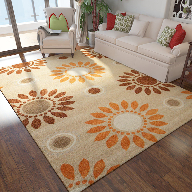 龙禧日韩现代简约时尚客厅卧室沙发毯茶几卧室家用弯头纱大地垫