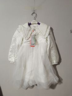 150码女童连衣裙秋冬花田彩童装儿童裙子女孩裙子女生公主裙