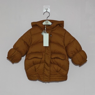 80-120码彩家品牌童装女童羽绒服中长款儿童羽绒服冬季女孩羽绒服