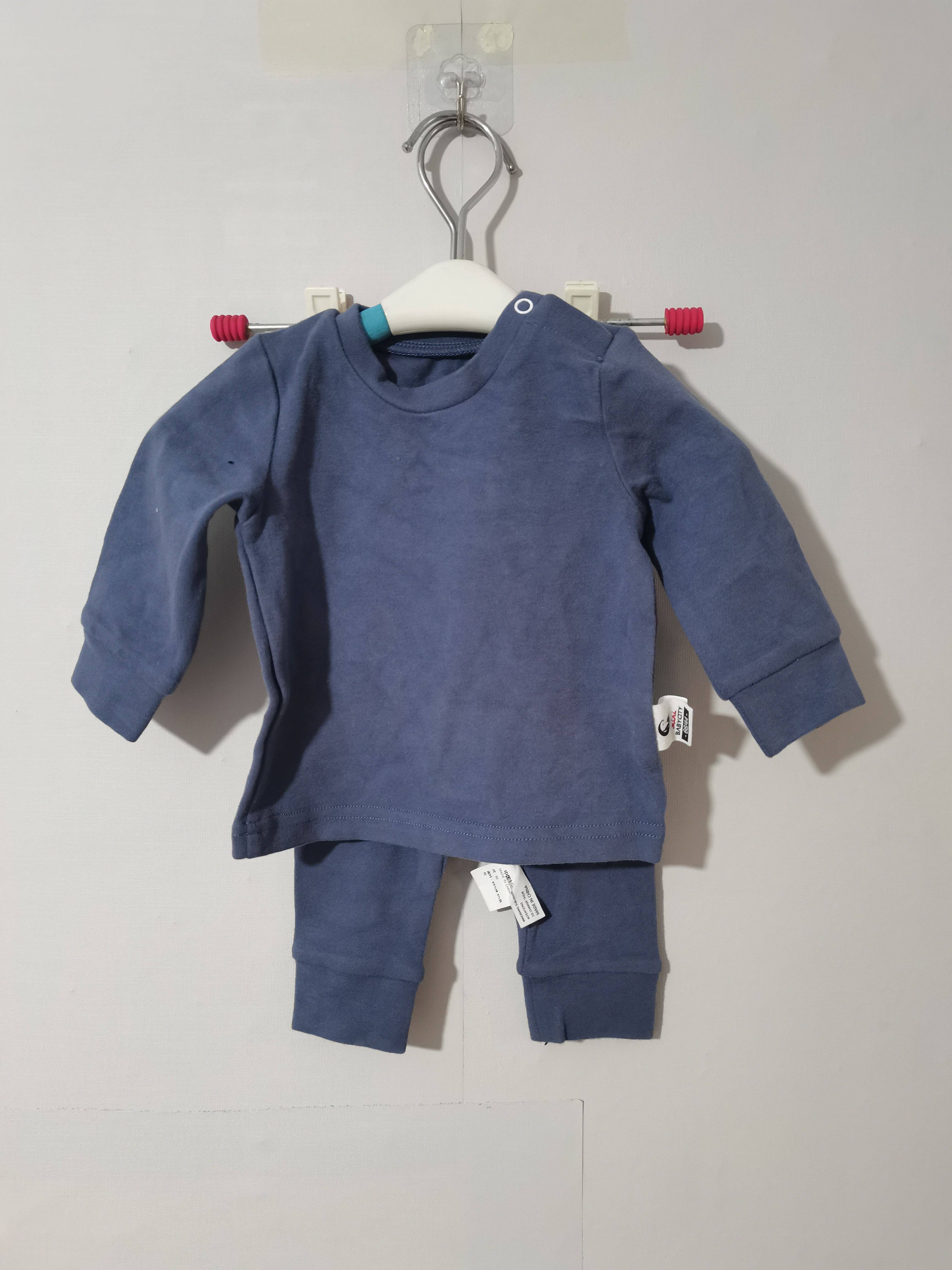 66码贝贝城BABYCITY男宝秋衣秋裤两件套装男童长袖长裤包包内衣