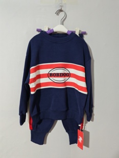 110-150码巴布家男童运动套装卫衣卫裤两件套秋季童装中大童