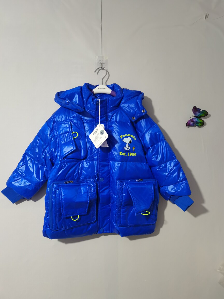 尺码偏大120-130史努比男童羽绒服90白鸭绒儿童羽绒服冬季羽绒