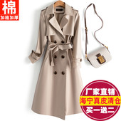 加厚外套 显瘦绵羊皮风衣中长款 欧货真皮皮衣外套女2025秋新款 时尚