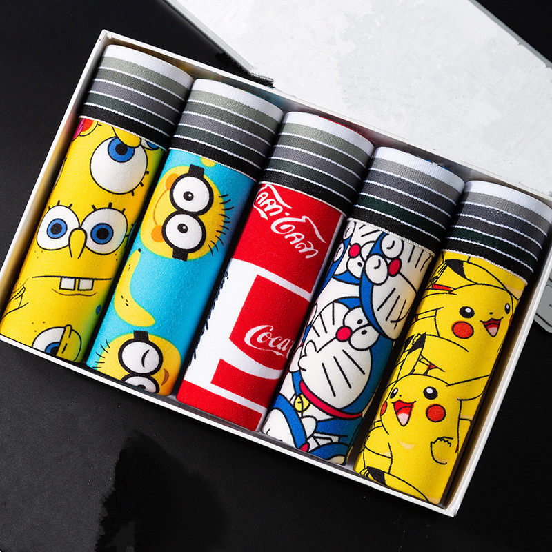 青少年内裤男孩子12高中学生初中生13卡通14小平角裤冰丝大童10岁