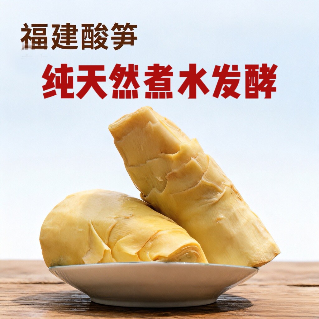 福建酸笋农家自制酸笋新鲜酸竹笋 5 斤装真空螺蛳粉配料酸笋包邮