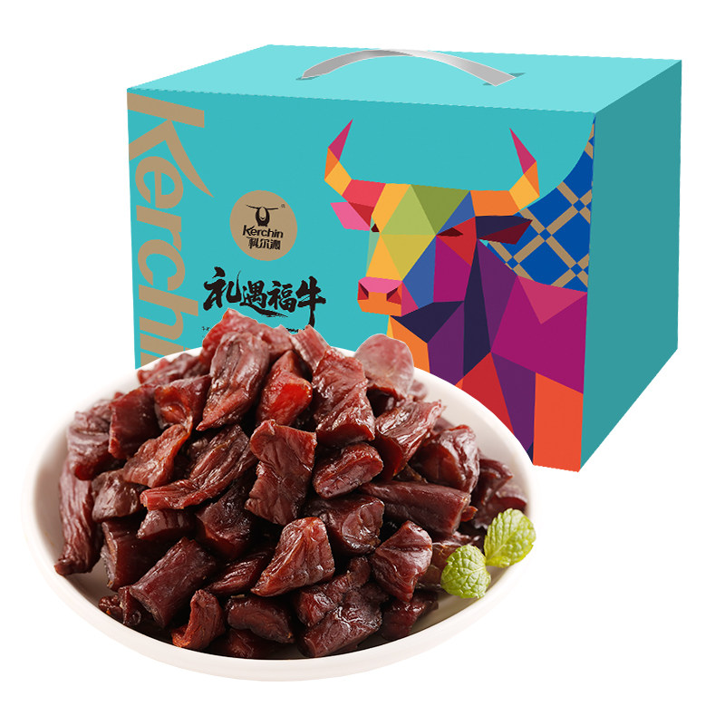 【宠粉】科尔沁风干牛肉408g内蒙古特产休闲零食健身小吃