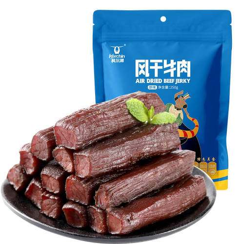 【李佳琦直播间618超级零食节】科尔沁风干牛肉干250g*2袋