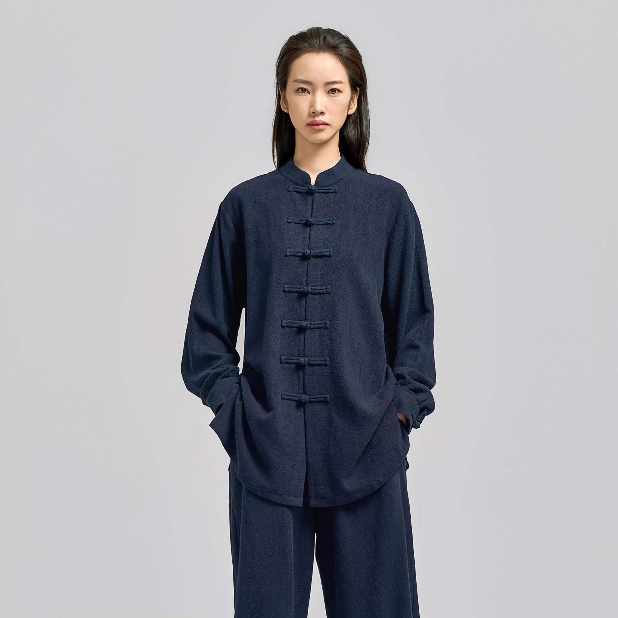 这加厚棉麻太极服真稳呀~