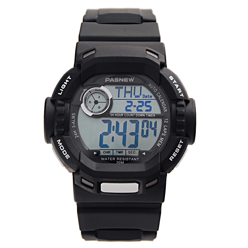 百圣牛多功能跑步运动风学生手表