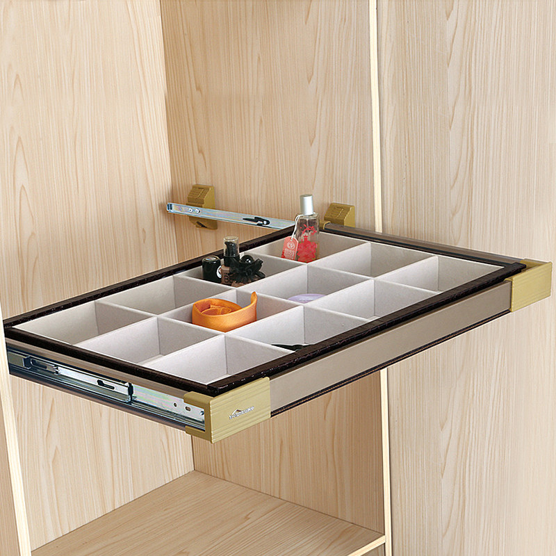wardrobe Telescoping Trouser stand Cloakroom Storage Basket multi-function hardware Accessories cabinet Underwear Separated Drawerin the Basic building materials , Home Hardware , Furniture Hardware , Underwear rack cabinet  category - from Buy2taobao.com to provide professional Taobao agent buy service