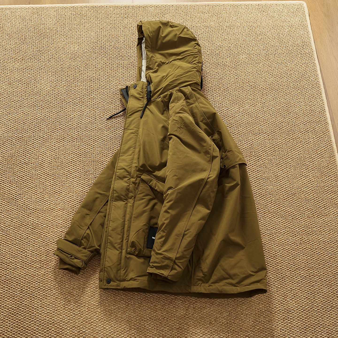 外套男蓬松饱满工装羽绒服大衣潮