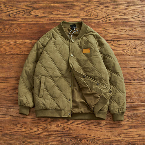 M65棒球领棉服内胆夹棉外套