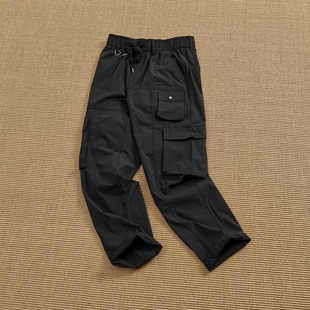 速干户外机能风长裤 轻薄弹力工装 宽松直筒多口袋休闲裤 夏季 裤 男