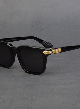 港风偏光飞行员防UVB墨镜大脸潮